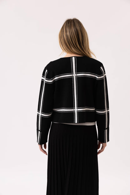 Marble Cardigan 8111 Black