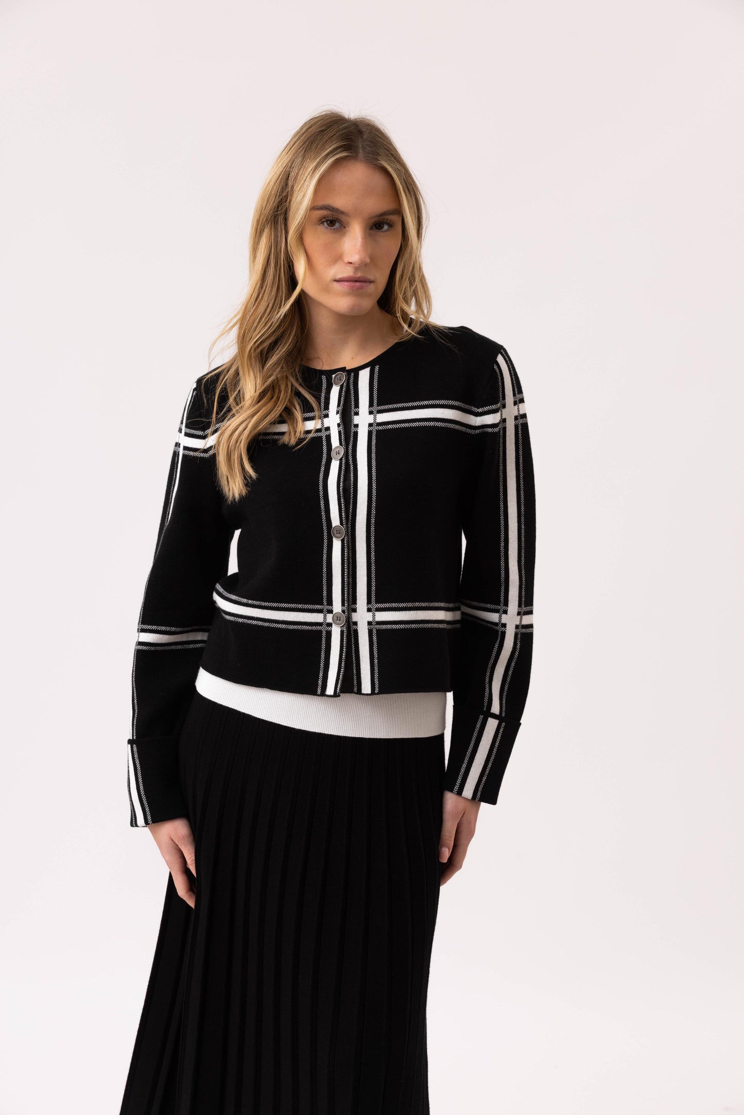 Marble Cardigan 8111 Black