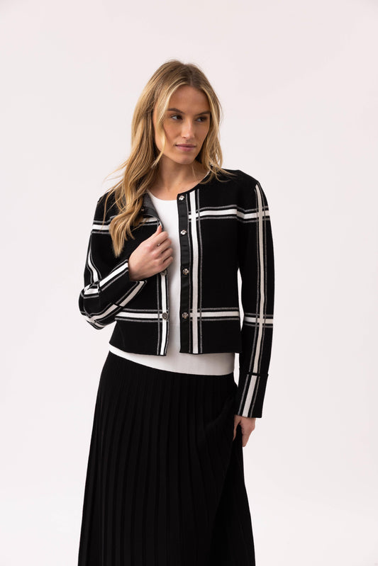 Marble Cardigan 8111 Black