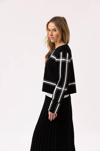 Marble Cardigan 8111 Black