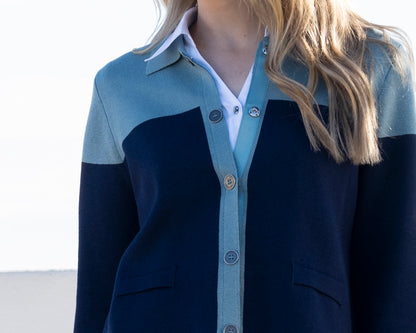 Marble Cardigan 8115 Sea Foam