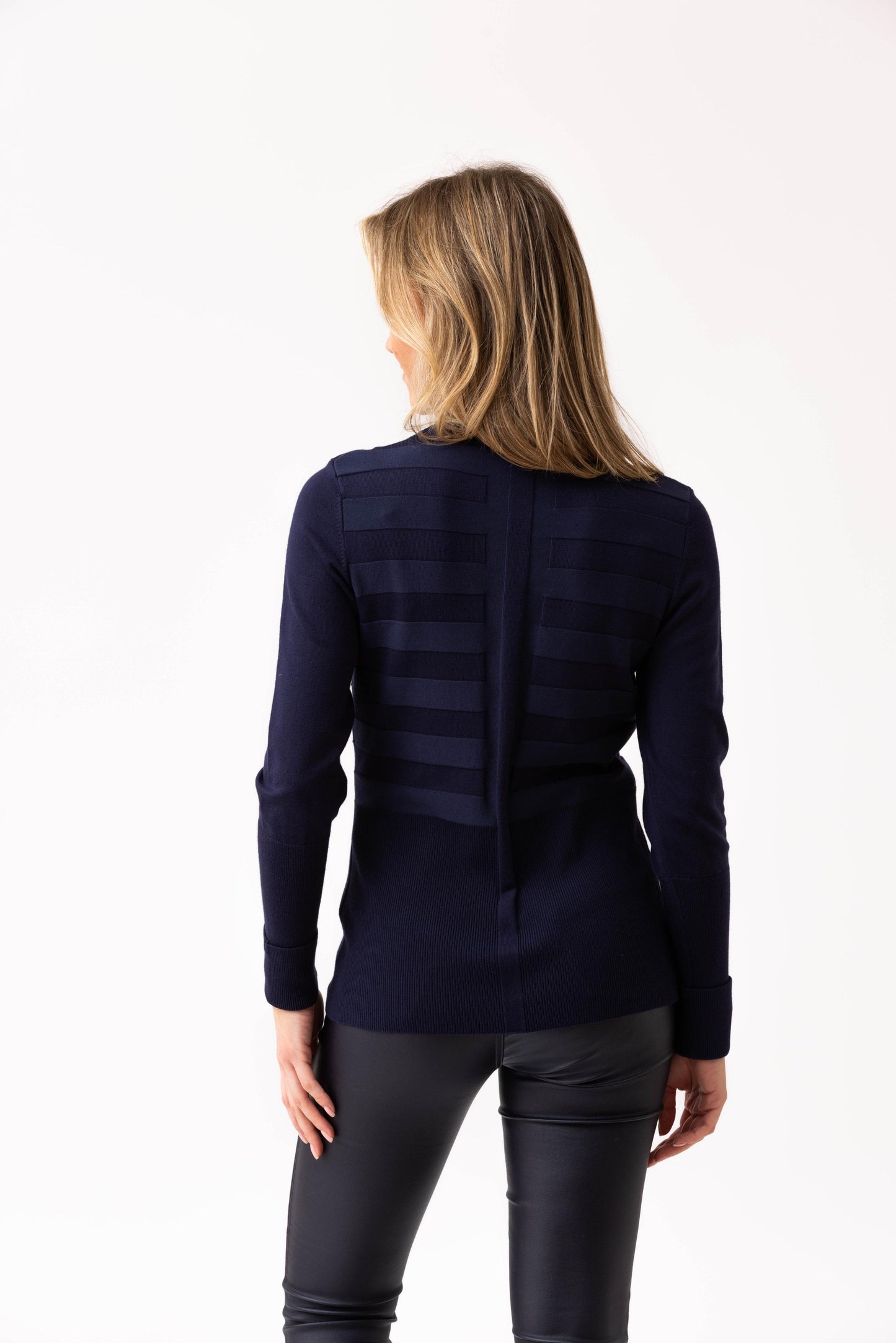 Marble Sweater 8125 Navy