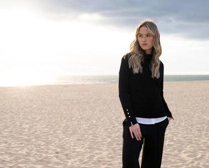 Marble Sweater 8129 Black