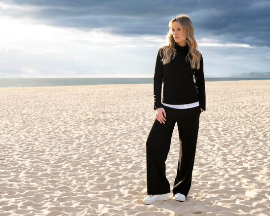 Marble Sweater 8129 Black