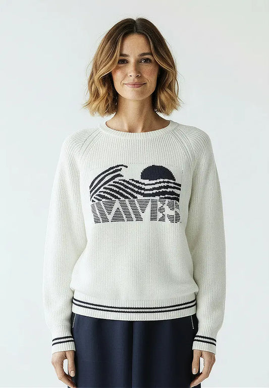 Marc Aurel Crew Neck Off-White