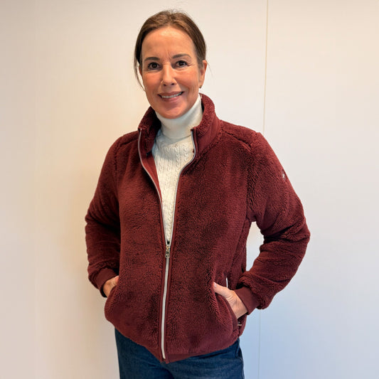 HV Polo Kaia Cardigan Burgundy Rattle