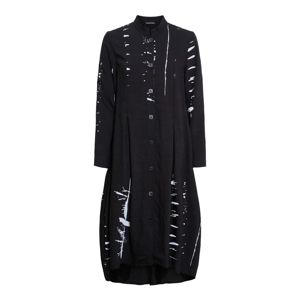 Trine Kryger Simonsen Yukio Shirt Dress - Black/White