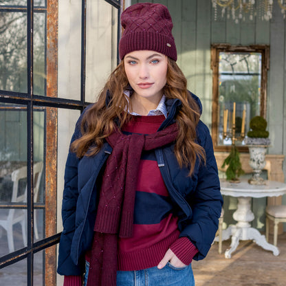 HV Polo Xaja Pullover Burgundy Rattle