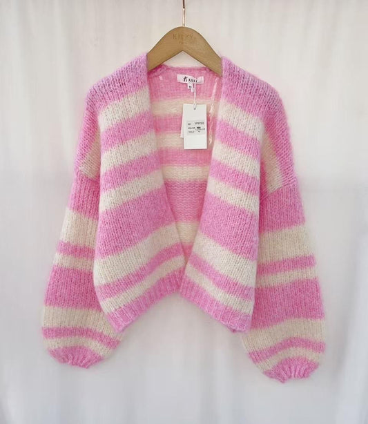 Killy Buttercream Stripe Cardi