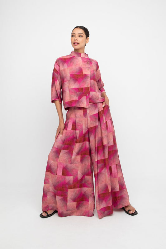 Ozai N Ku Shirt 860634 Pink Reflection