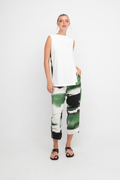 Ozai N Ku Trousers 861294 Green Bricks