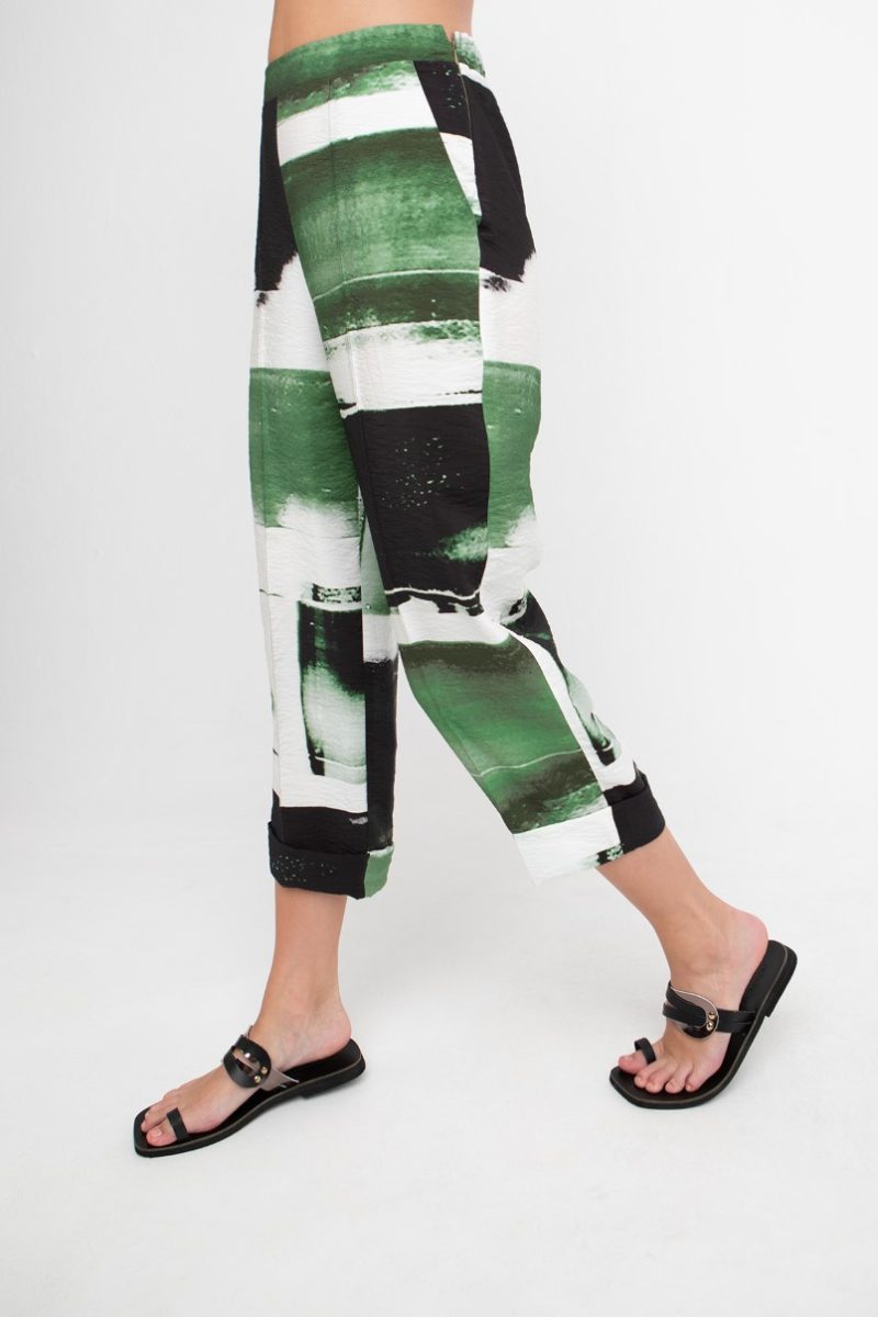 Ozai N Ku Trousers 861294 Green Bricks