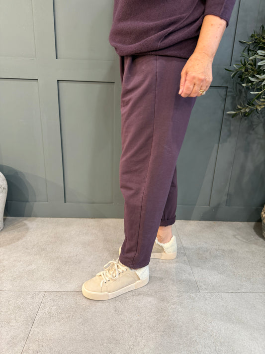 D.E.C.K Mulberry Barrel Jogger