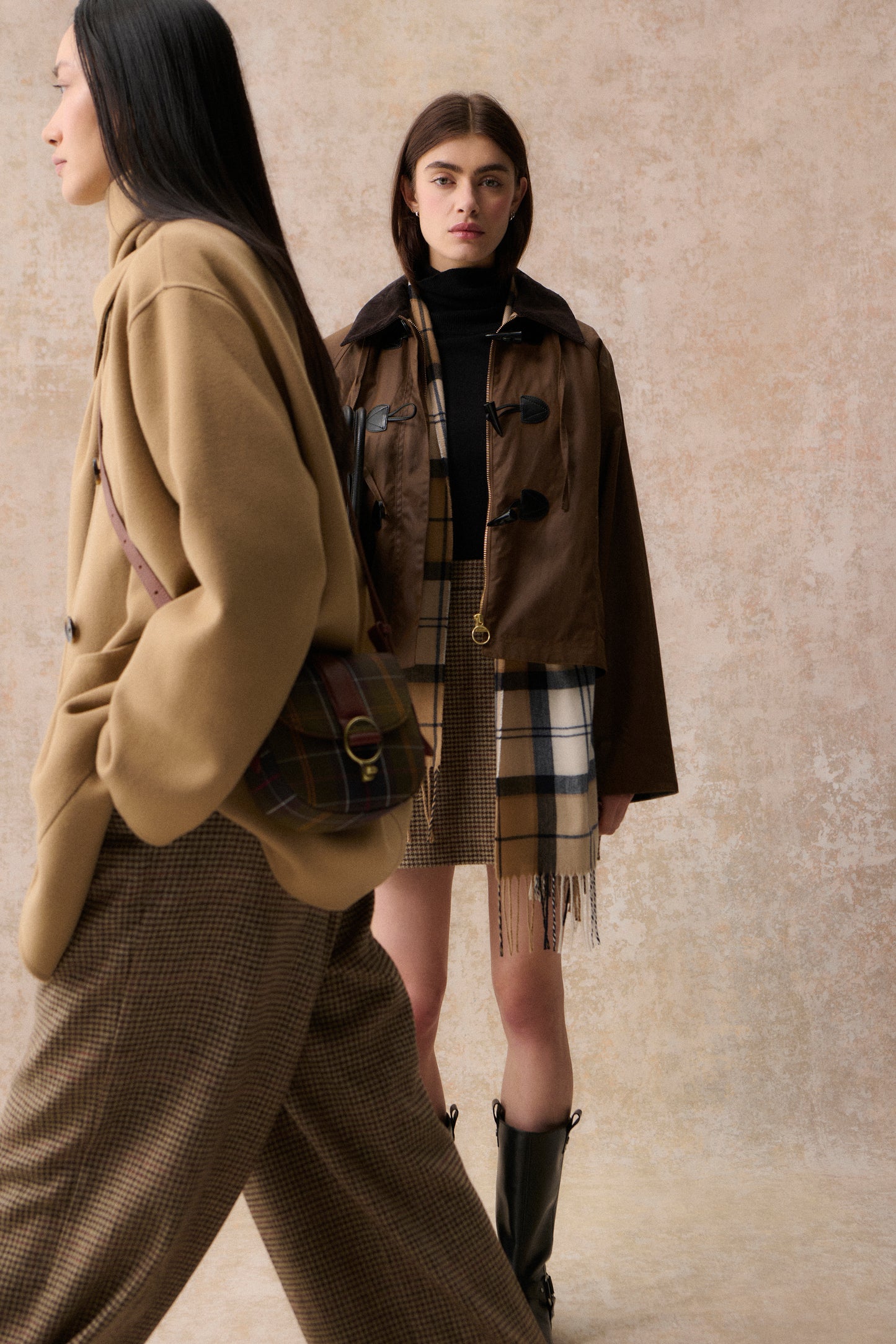 Barbour Rosefield Scarf Hessian Tartan