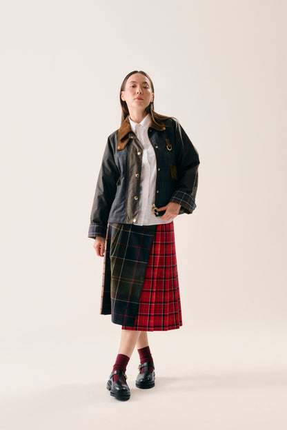 Barbour Marena Midi Skirt Cardinal