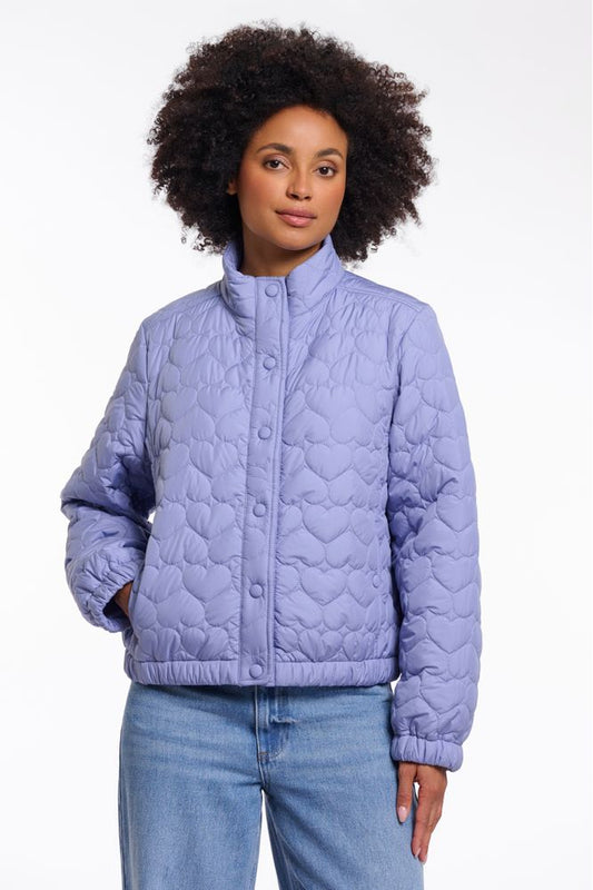 Rino & Pelle Aba Cropped Jacket Brushed Blue