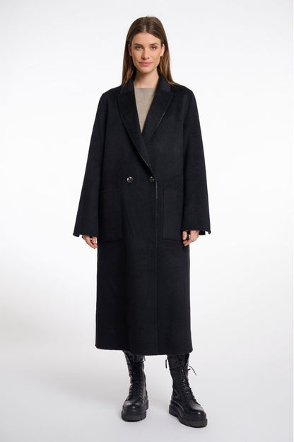 Rino & Pelle Grey/Black Check Adria Coat