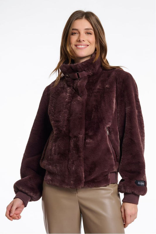 Rino & Pelle Faux Fur Chocolate Ambra Jacket