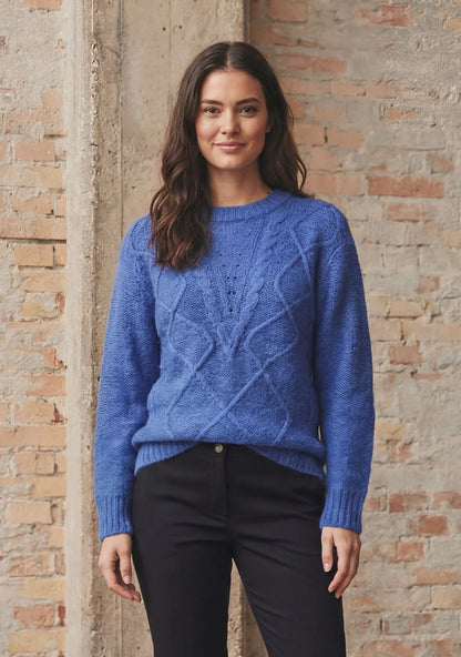 I Say Anna Pullover Bluish