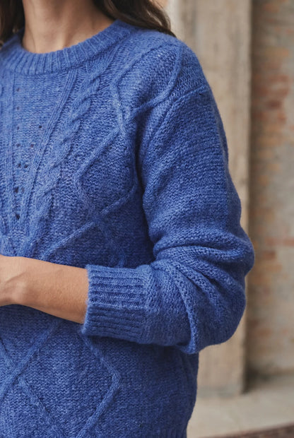 I Say Anna Pullover Bluish