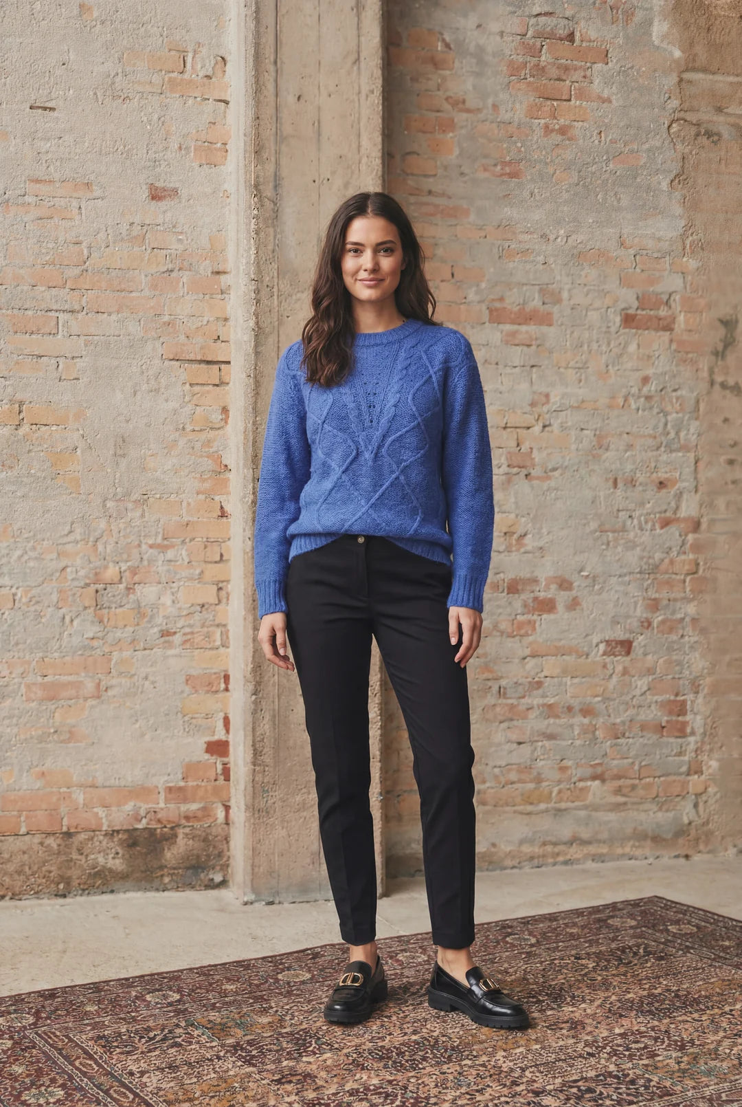 I Say Anna Pullover Bluish