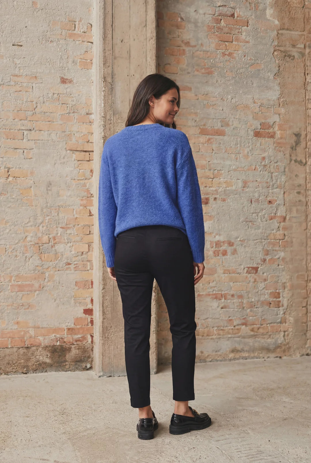I Say Anna Pullover Bluish