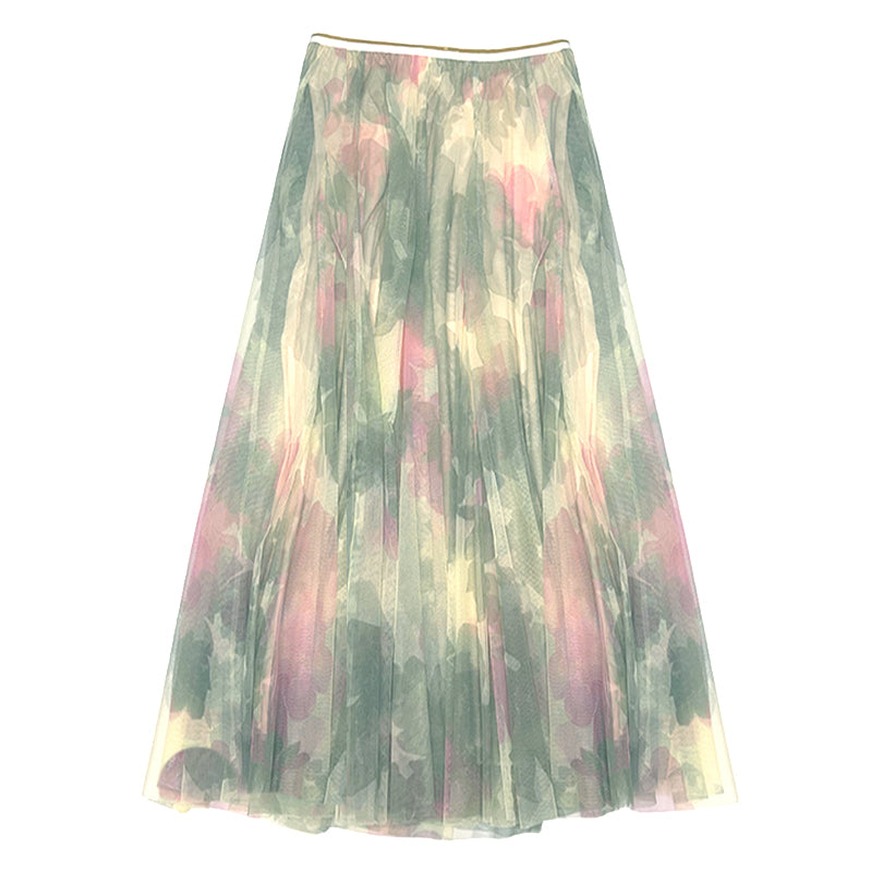 Last True Angel Floral Tulle Skirt