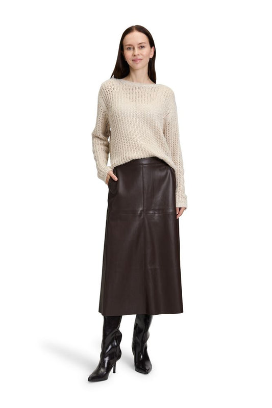 Betty Barclay Leather Look Skirt