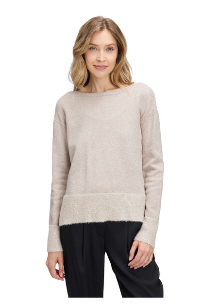 Betty Barclay Taupe Melange Knit Jumper