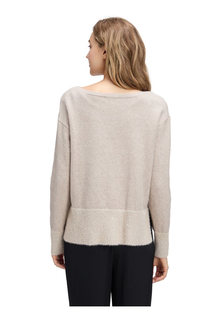 Betty Barclay Taupe Melange Knit Jumper