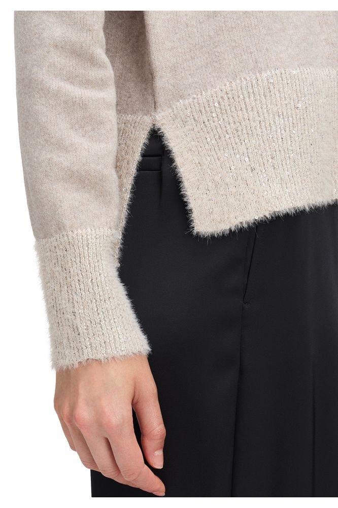 Betty Barclay Taupe Melange Knit Jumper