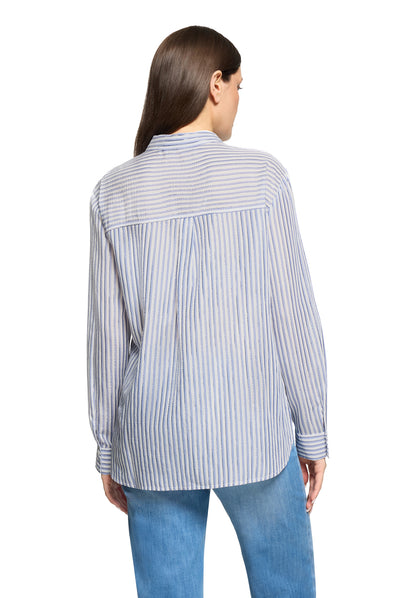 Betty Barclay White/Blue Blouse 8024/1856