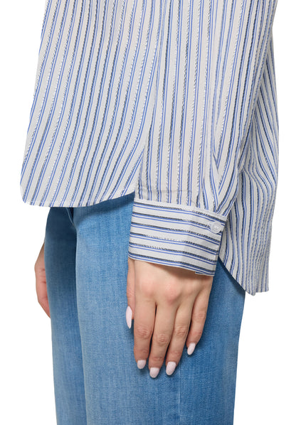 Betty Barclay White/Blue Blouse 8024/1856