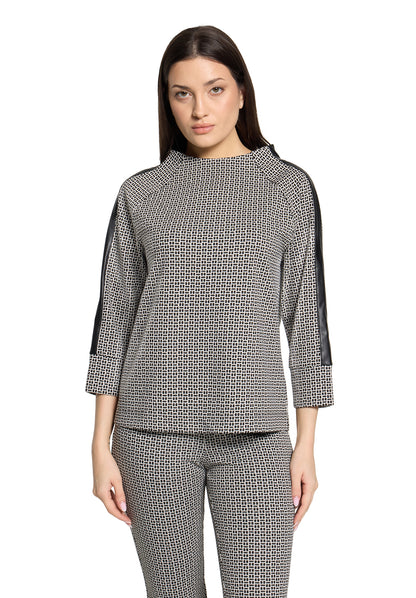 Betty Barclay Cream/Black Sweatshirt 2720/1703