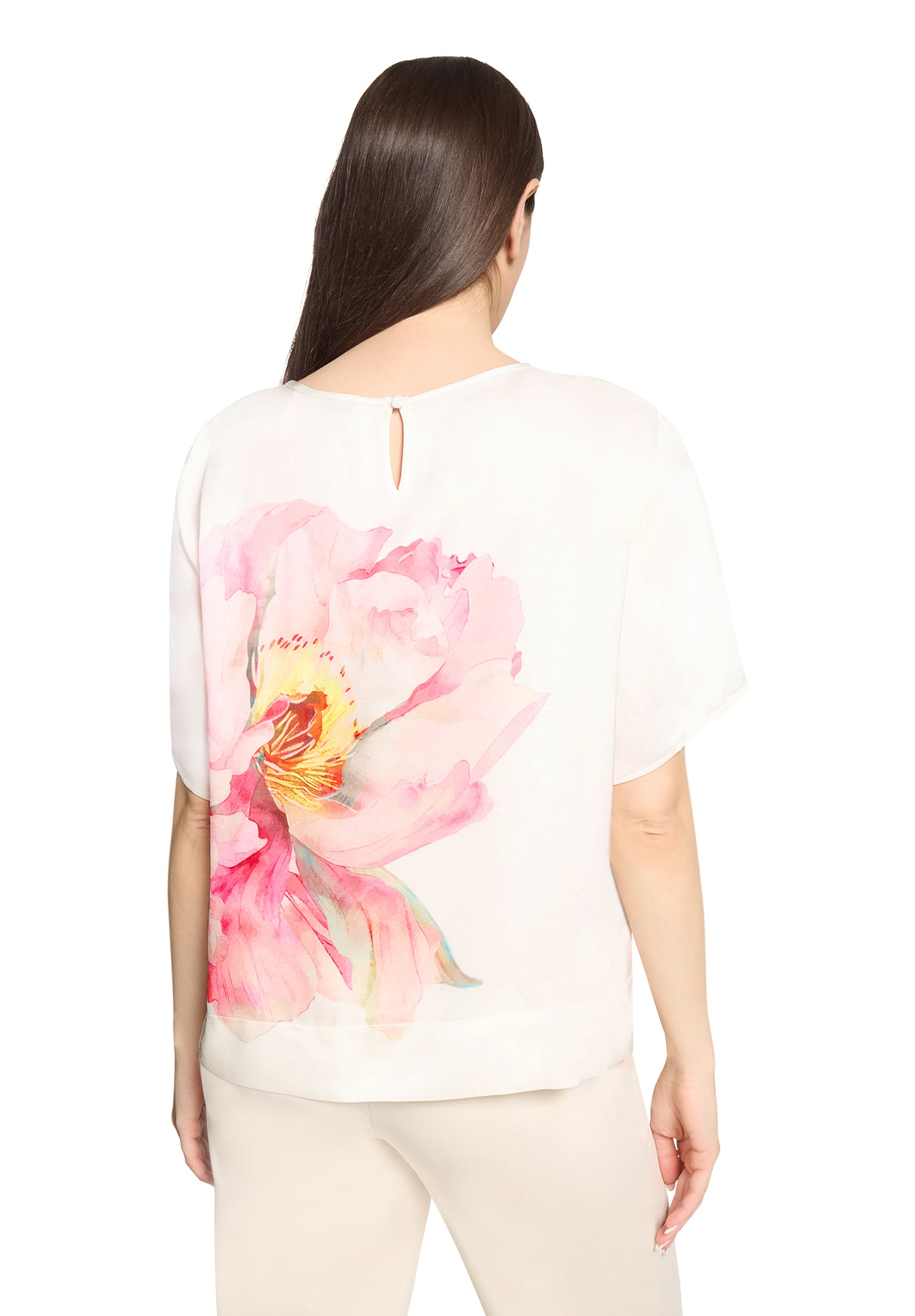 Betty Barclay Patch Cream/Rosé Blouse 8030/1847