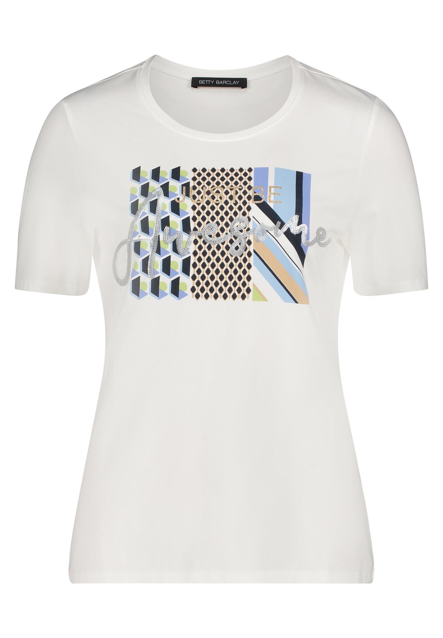 Betty Barclay Patch Cream/Green T-Shirt 2753/1092