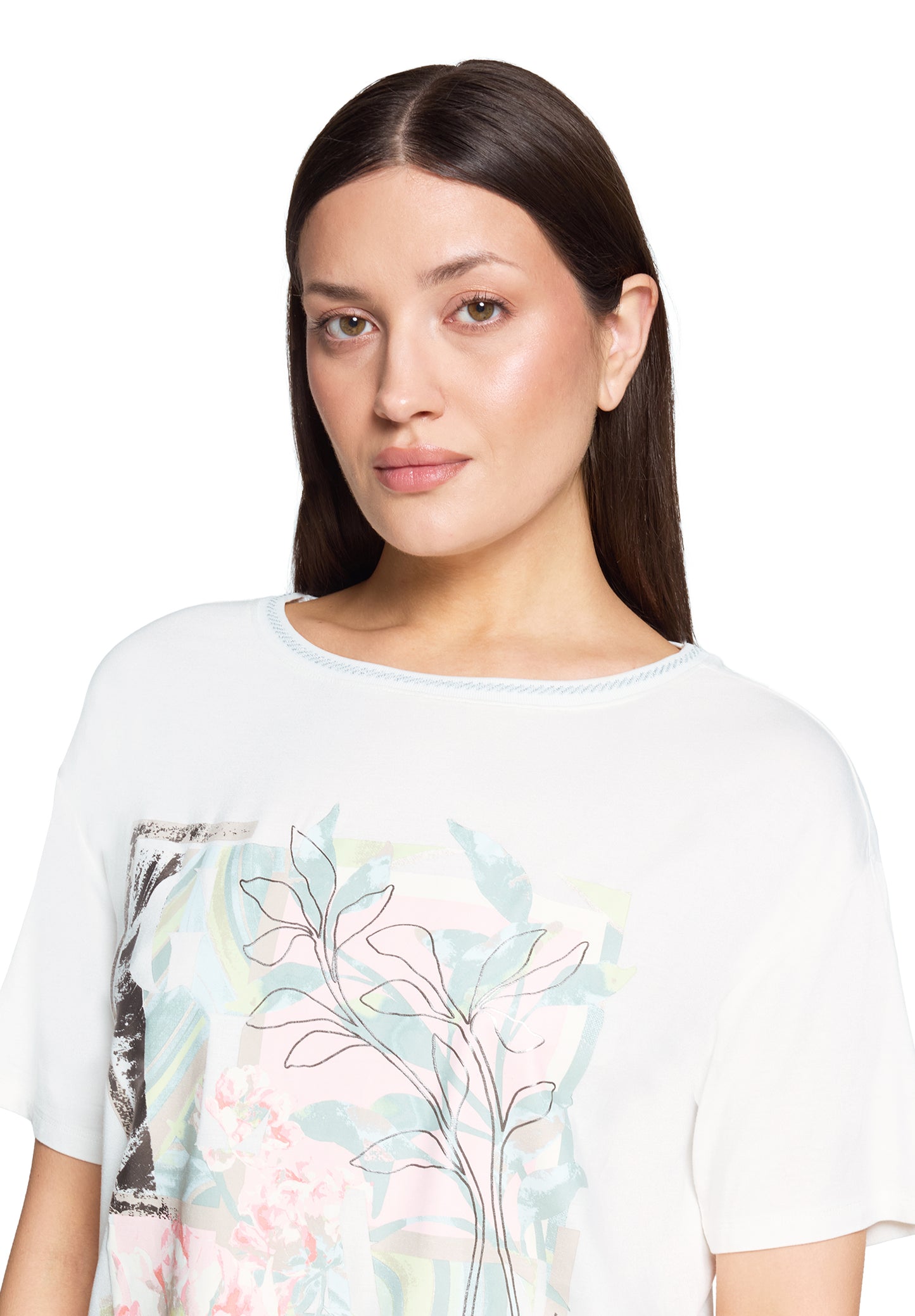 Betty Barclay Patch Cream/Green T-Shirt 2777/1818
