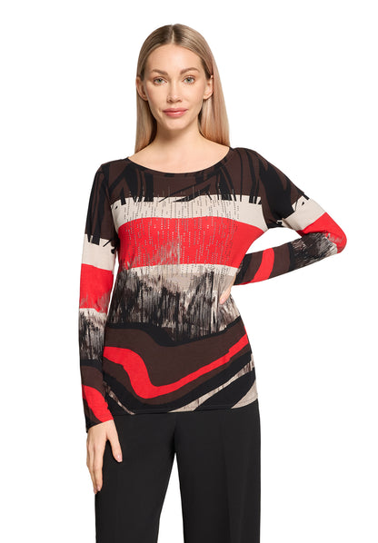 Betty Barclay Red/Black T-Shirt 2709/1785