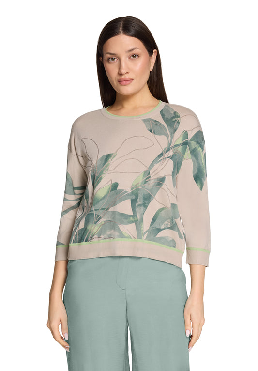 Betty Barclay Beige/Green Knit 5412/1809