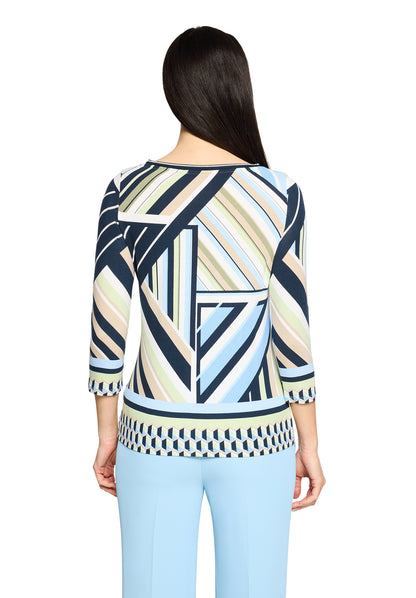 Betty Barclay Blue/Green T-Shirt 2749/1811