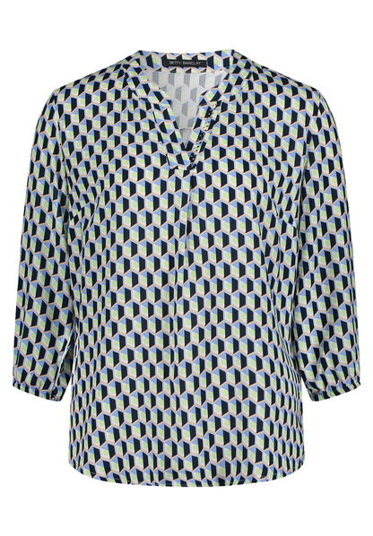 Betty Barclay Blue/Green Blouse 8034/1855
