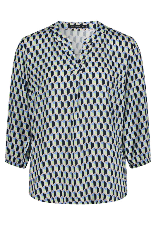 Betty Barclay Blue/Green Blouse 8034/1855