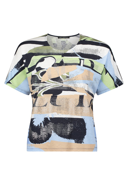 Betty Barclay Blue/Beige T-Shirt 2751/1813