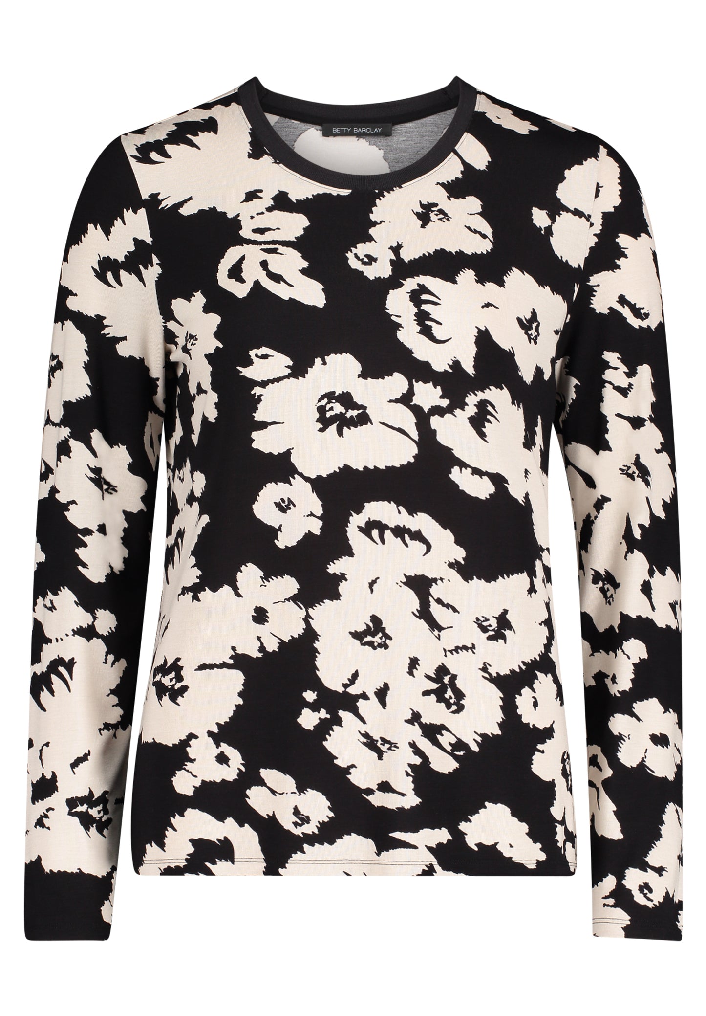 Betty Barclay Top Black/Cream 2713/1778