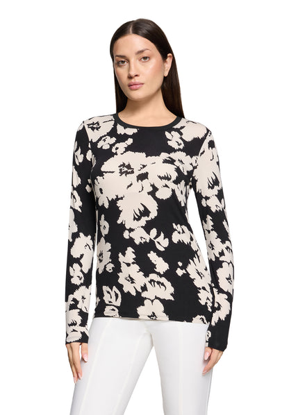 Betty Barclay Top Black/Cream 2713/1778
