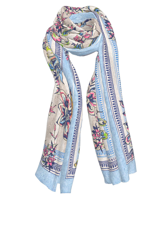 Bianca Rhodos Scarf - Blue Vision