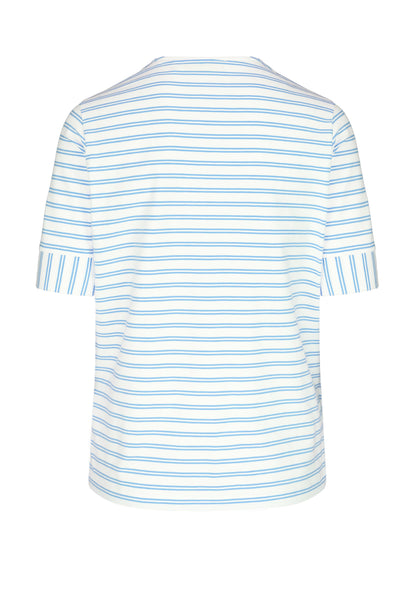 Bianca Dinia Stripe T-shirt - Blue Vision