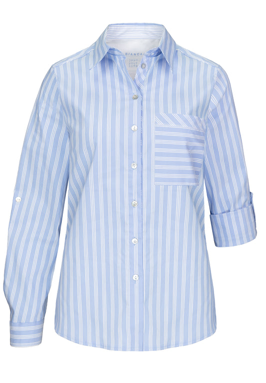 Bianca Anina Blouse Blue Stp