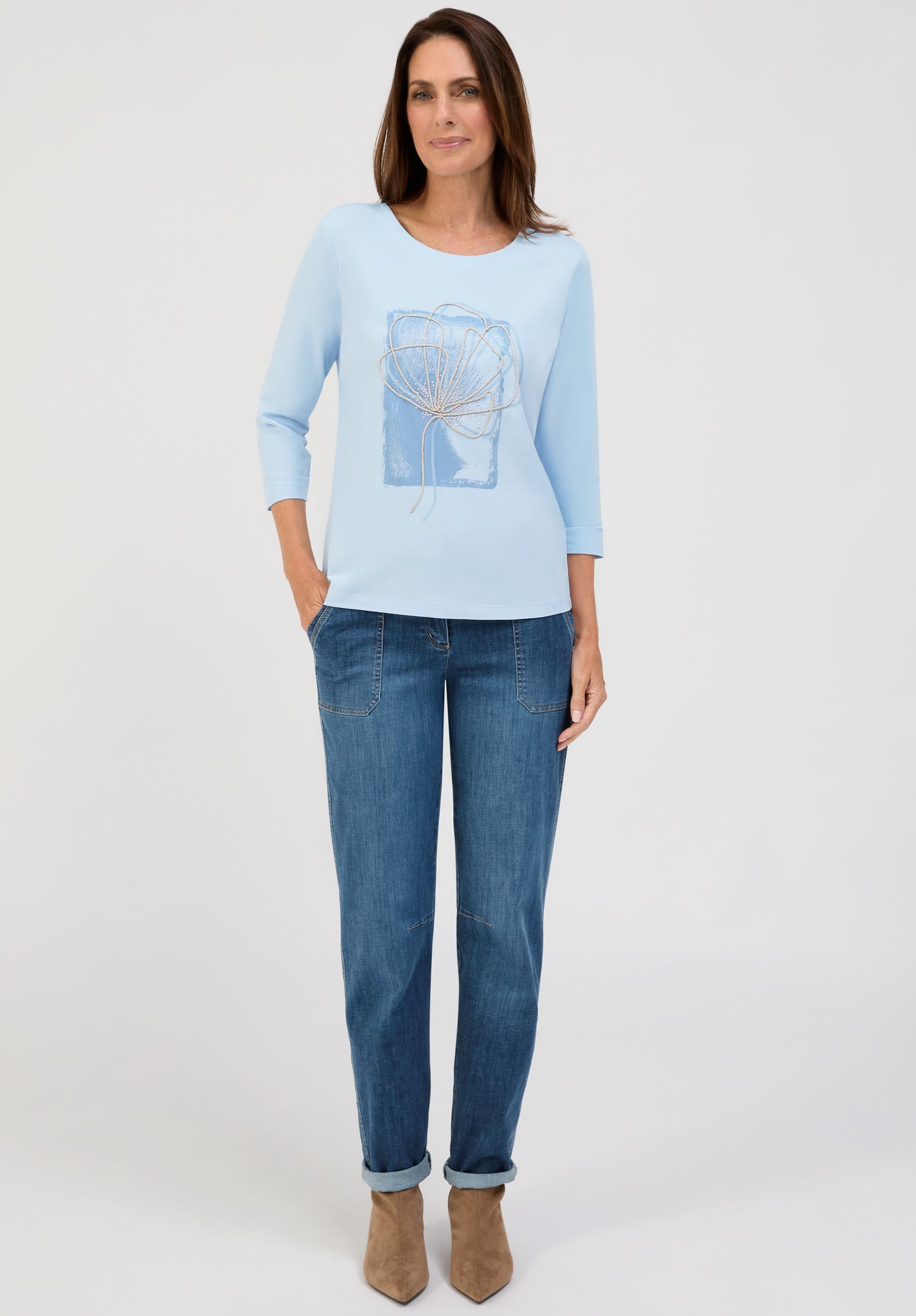 Bianca Dini T-Shirt - Blue Vision