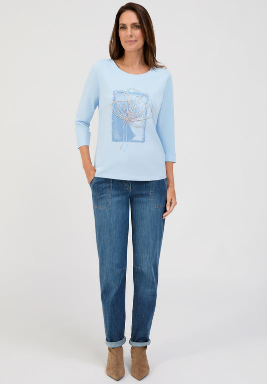 Bianca Dini T-Shirt - Blue Vision